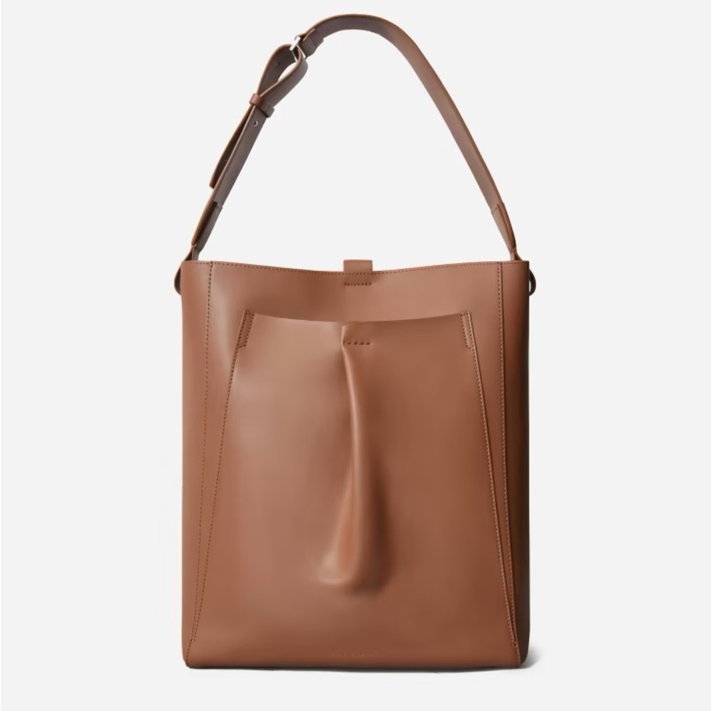 Everlane The Studio Bag Cognac NWT 100% Premium Leather